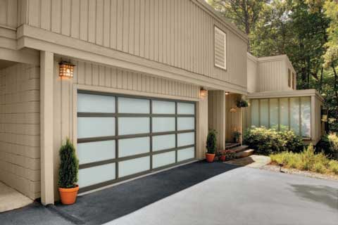 Modern Glass Garage Doors Serving, Cost To Replace 8×7 Garage Door